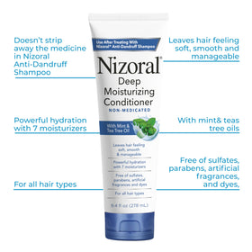 Nizoral bottles in hand size comparison showing portable treatment benefit