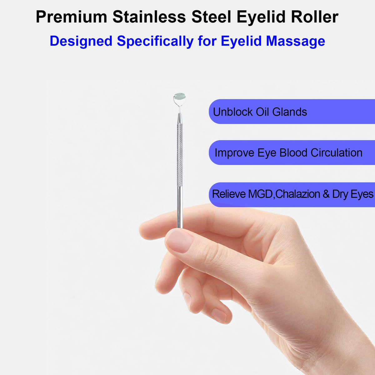 NKQ mini roller in hand showing scale and travel-friendly convenience