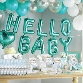 Nlicrst label detail with blue flower design emphasizing attractive themed presentation