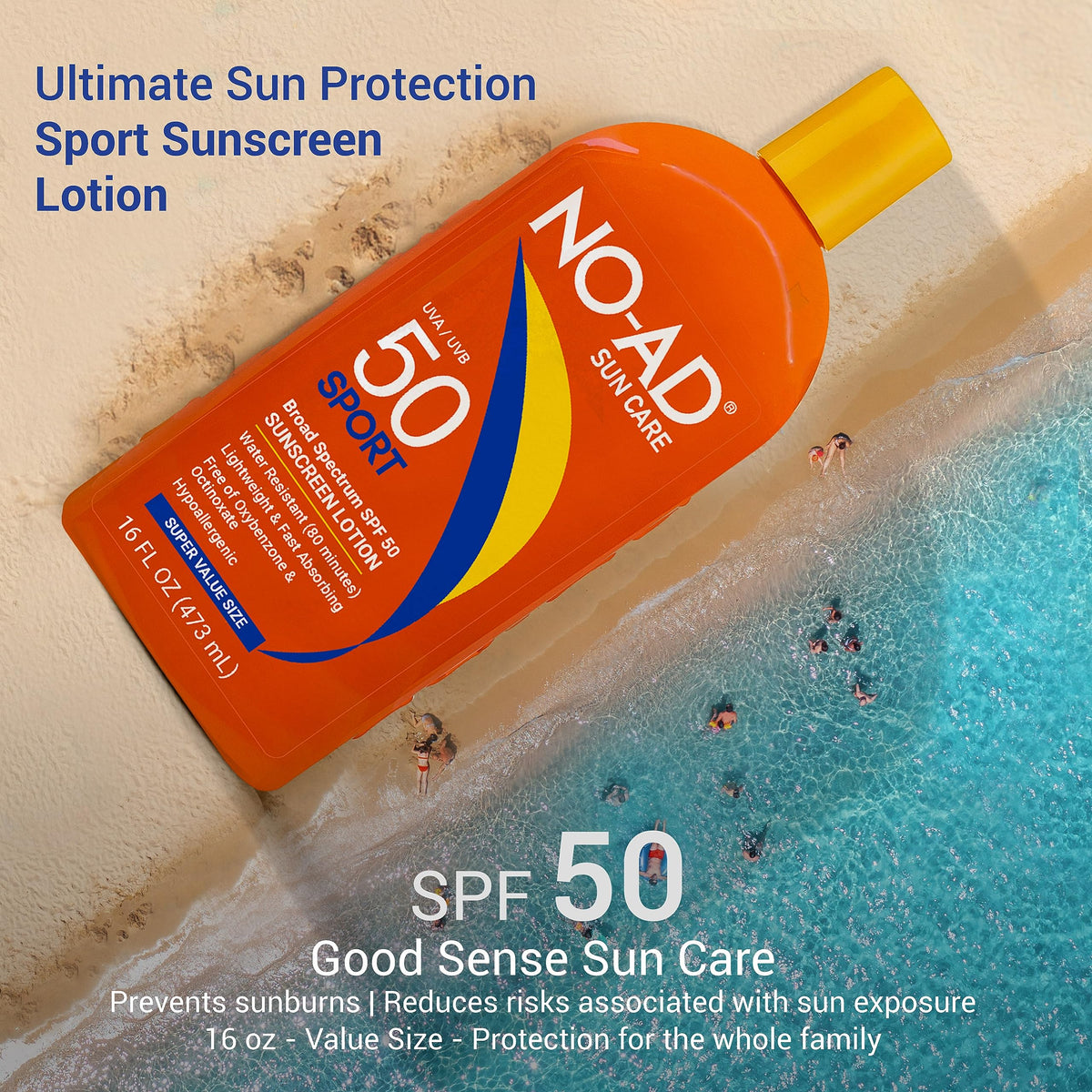 NO-AD lotion texture close-up showing smooth spreadability and moisturizing feel