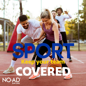 NO-AD in a beach bag scene showing reliable sun protection for outdoor days