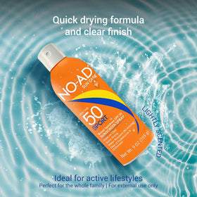 NO-AD lotion texture close-up showing smooth blendable formula