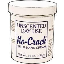 No Crack hand cream being applied to hands for instant moisturizing relief
