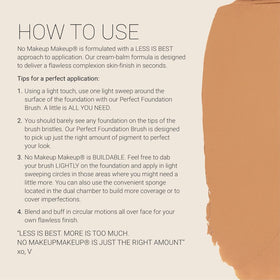 No Makeup Makeup duo next to common items to show compact size and portability