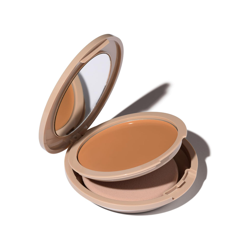 No Makeup Makeup front packaging showing compact duo and brush, easy application