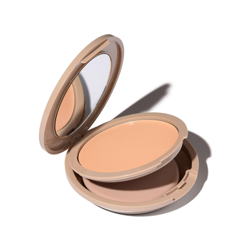 No Makeup Makeup foundation front packaging showing product and brush for quick application