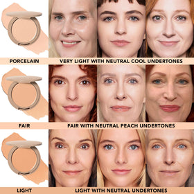 No Makeup Makeup foundation open compact displaying creamy balm texture for blendable coverage