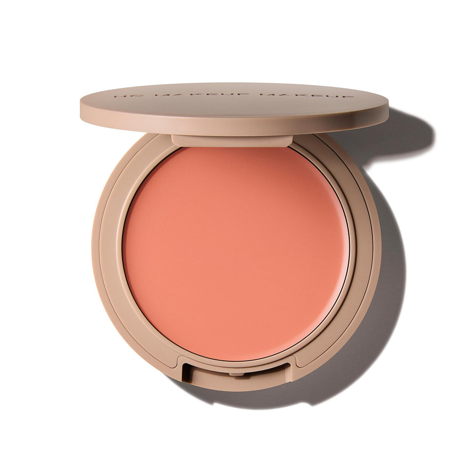 No Makeup Makeup Peach front pan showing peach shade and packaging benefit