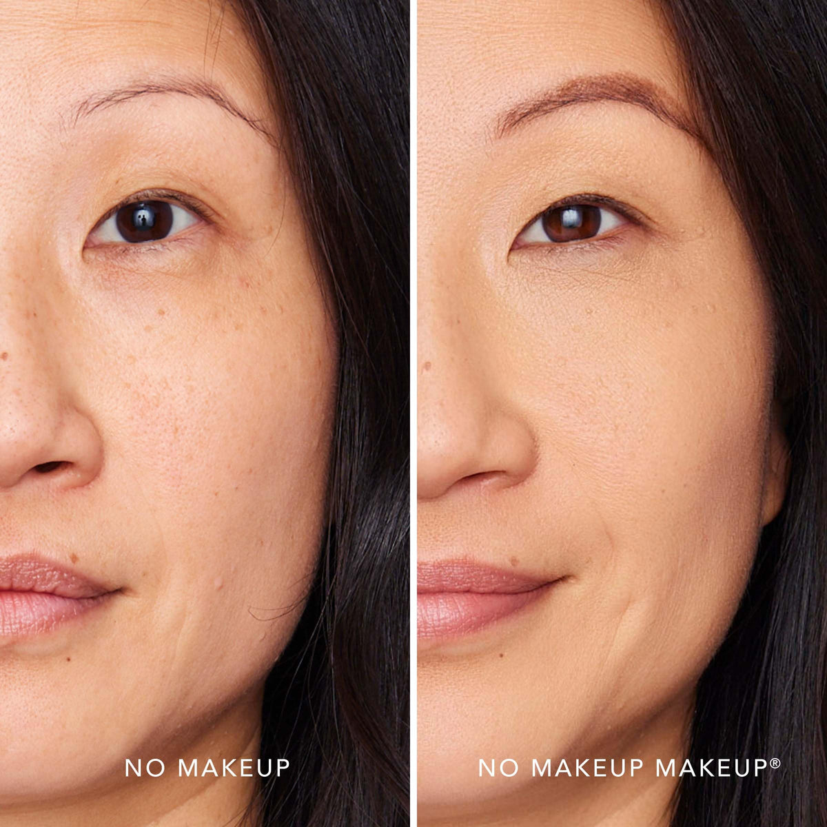 No Makeup Makeup Perfect Foundation Brush bristles detail for precise application