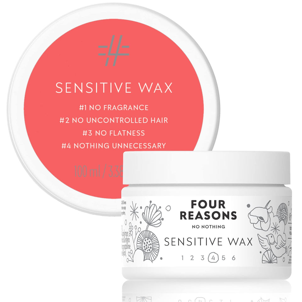 No nothing front packaging showing clean unscented matte wax benefits
