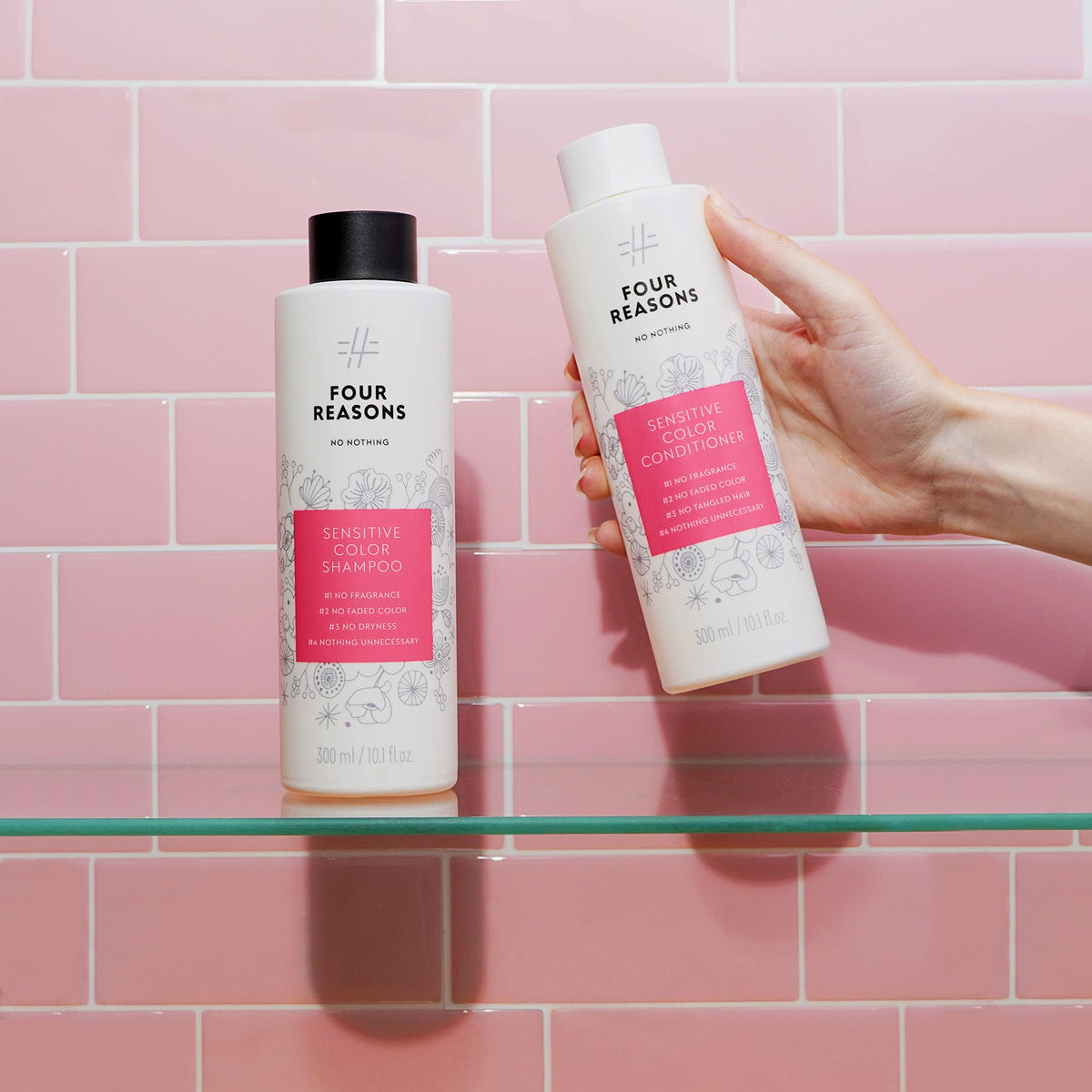 No nothing ingredient label close-up highlighting fragrance-free formulation benefit