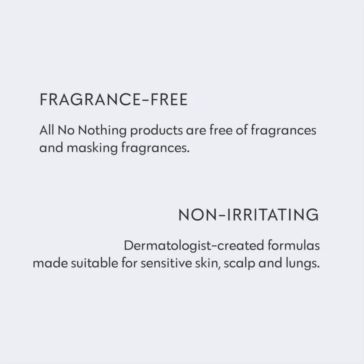 No nothing lifestyle on bathroom shelf suggesting daily scent-free routine