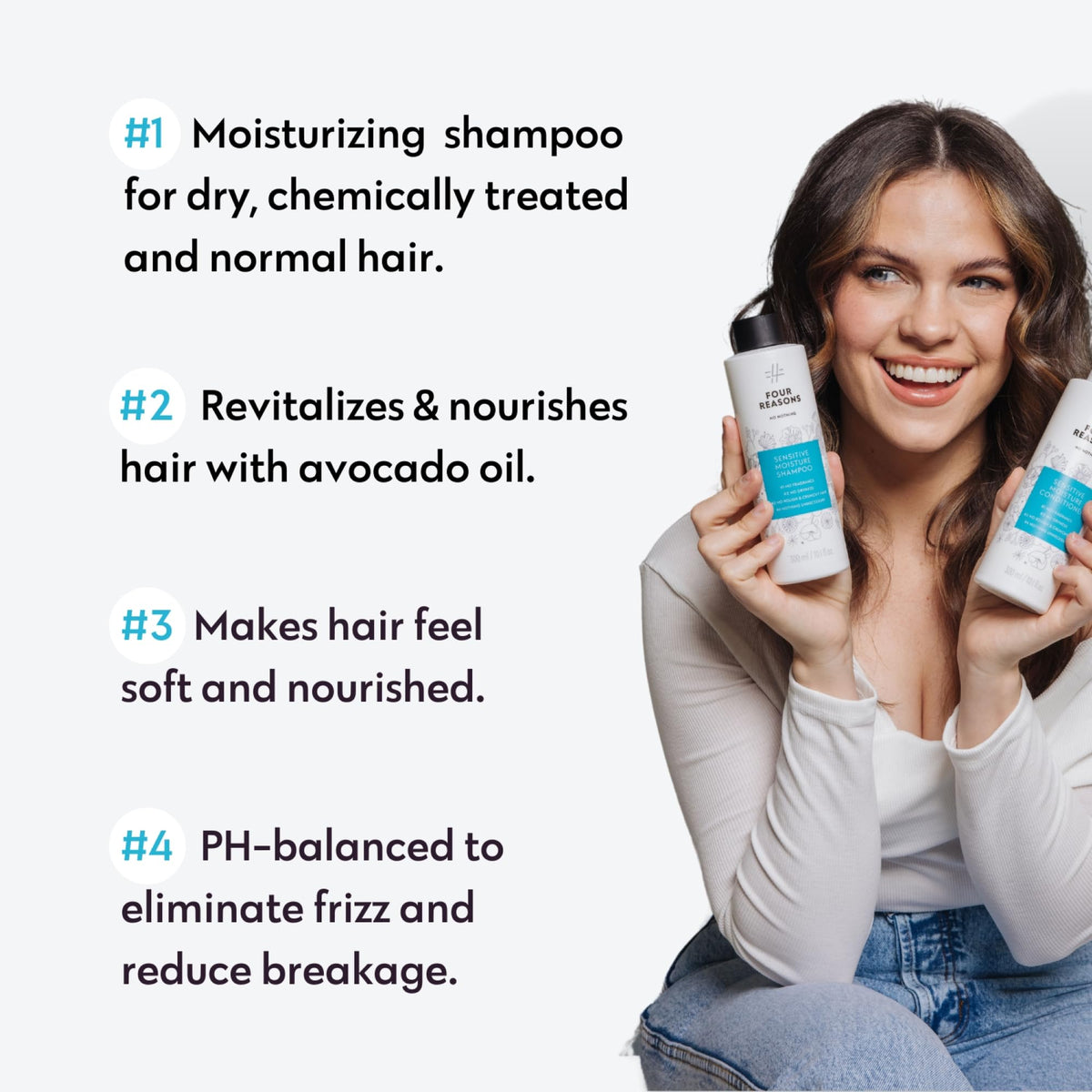 No nothing creamy shampoo texture close-up for visible moisture and lather