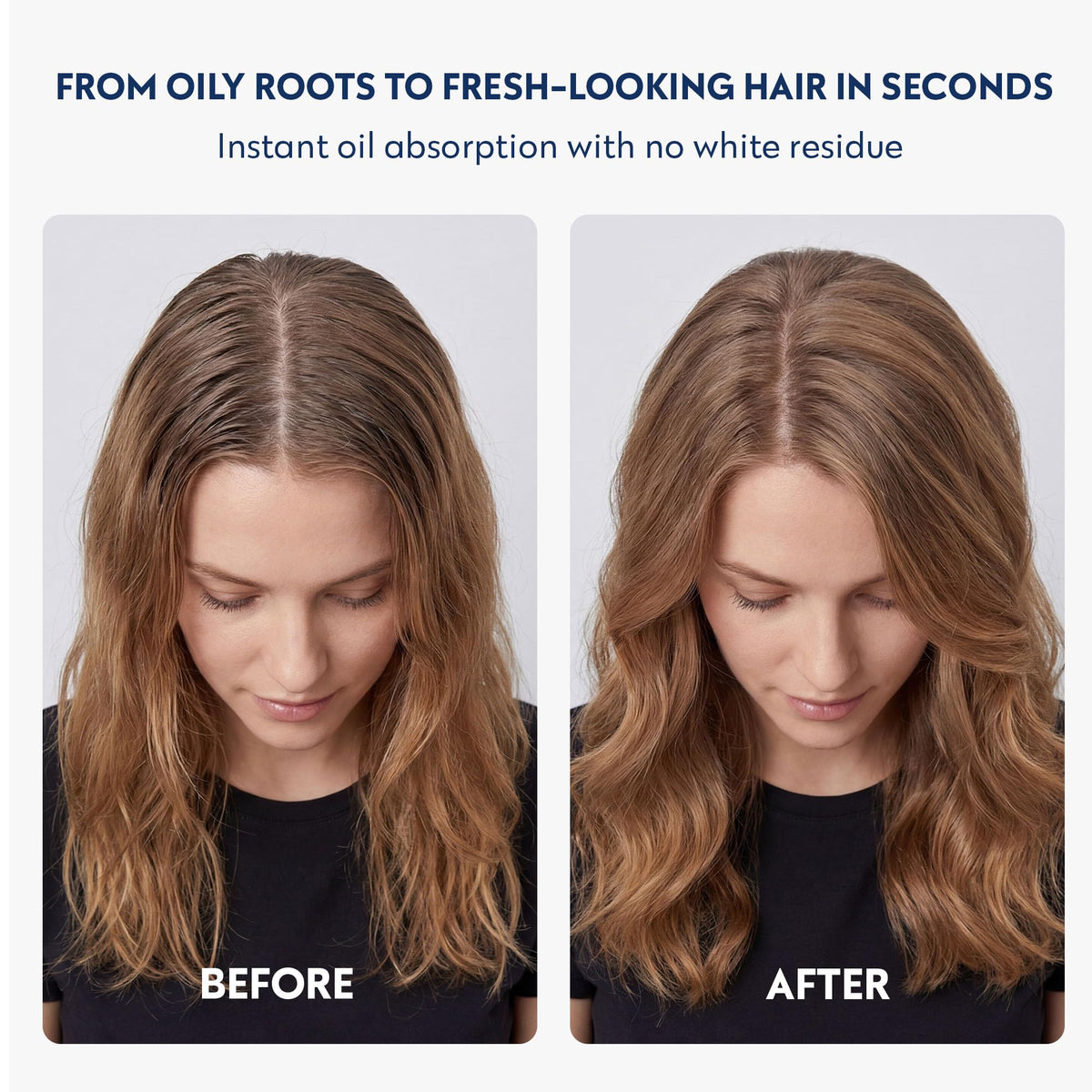 No nothing texture close-up mist illustrating invisible oil absorption benefit