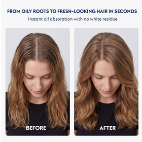 No nothing texture close-up mist illustrating invisible oil absorption benefit
