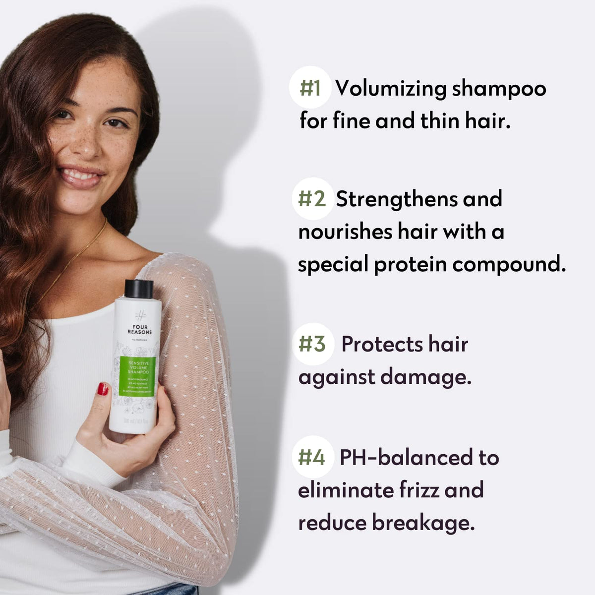 No nothing pump dispensing lightweight foam for gentle cleansing