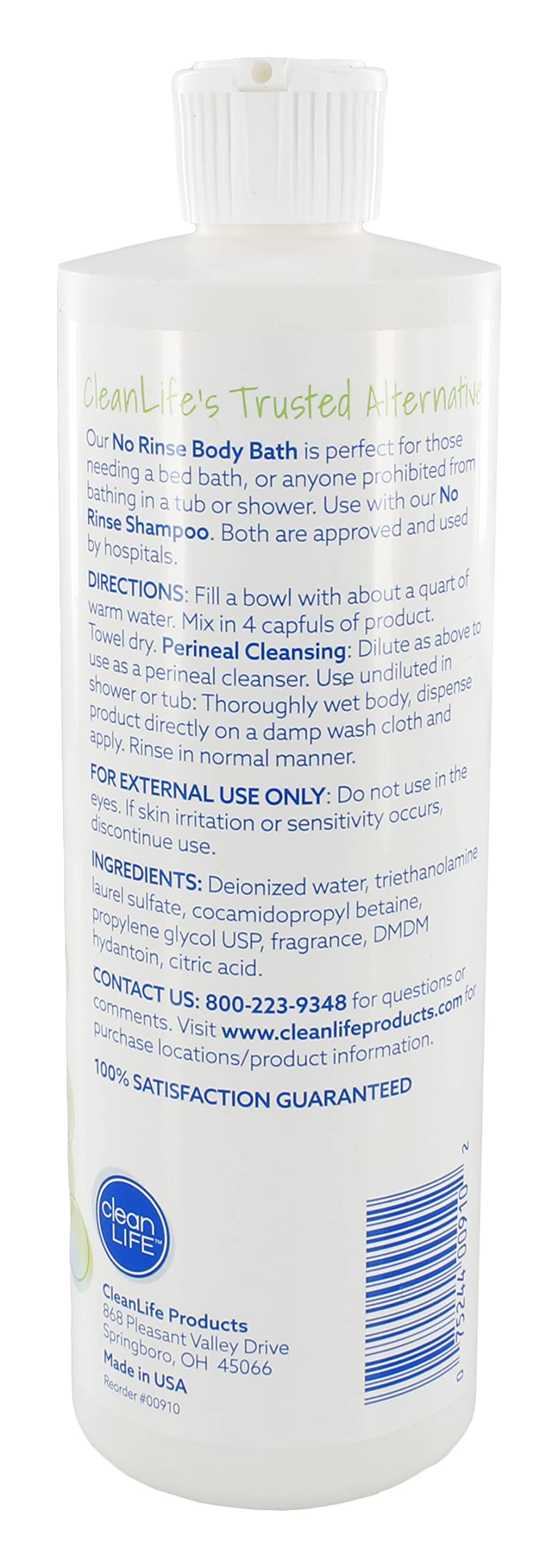 No-Rinse bottle packed in a camping kit, travel-friendly and water-saving benefit