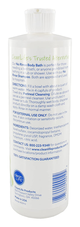 No-Rinse bottle packed in a camping kit, travel-friendly and water-saving benefit