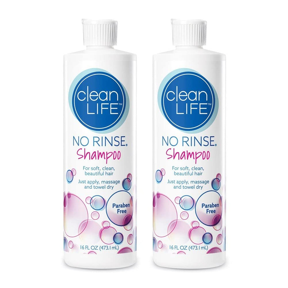 No-Rinse bottle front packaging showing label and size, brand clarity and convenience