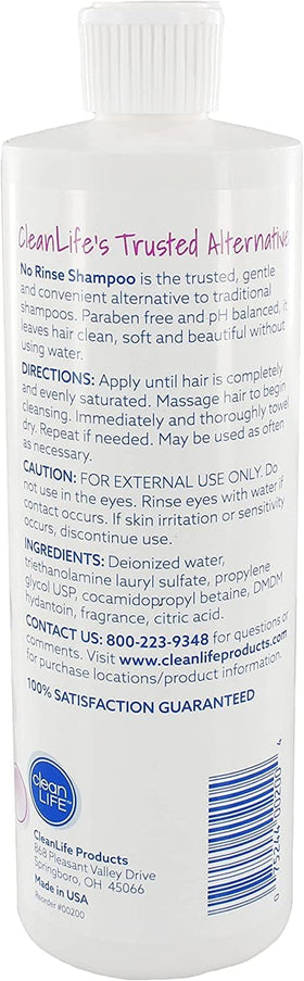 Close-up foam texture from No-Rinse demonstrating quick foaming action for easy cleaning