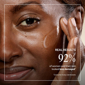 No7 application on face and neck demonstrating layering under moisturizer