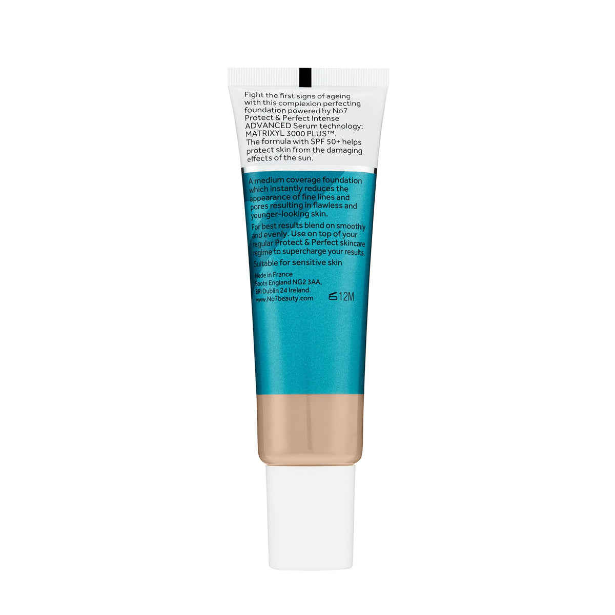 No7 on bathroom counter lifestyle shot illustrating daily SPF protection benefit
