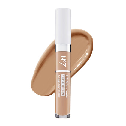 No7 front packaging showing product and shade medium for instant coverage