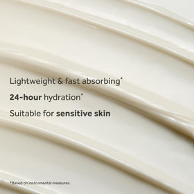 No7 product being applied on hand demonstrating lightweight absorption and moisturizing effect