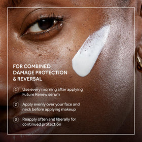 No7 on face showing invisible finish and smooth appearance