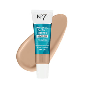 No7 front packaging Cool Ivory showing bottle and label benefit SPF 50