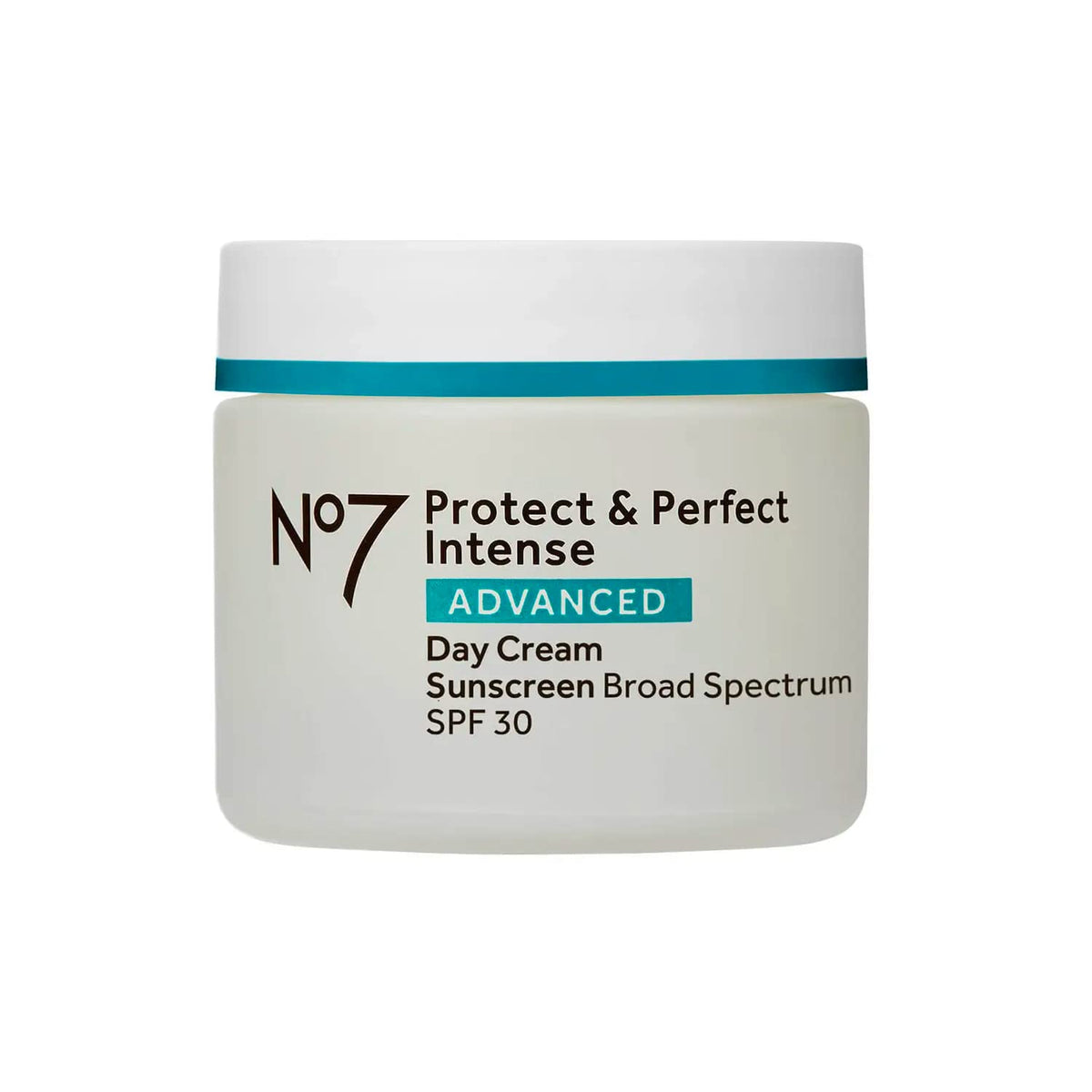 No7 front of jar showing branding and SPF 30 benefit