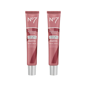 No7 front packaging showing bottle and label benefits