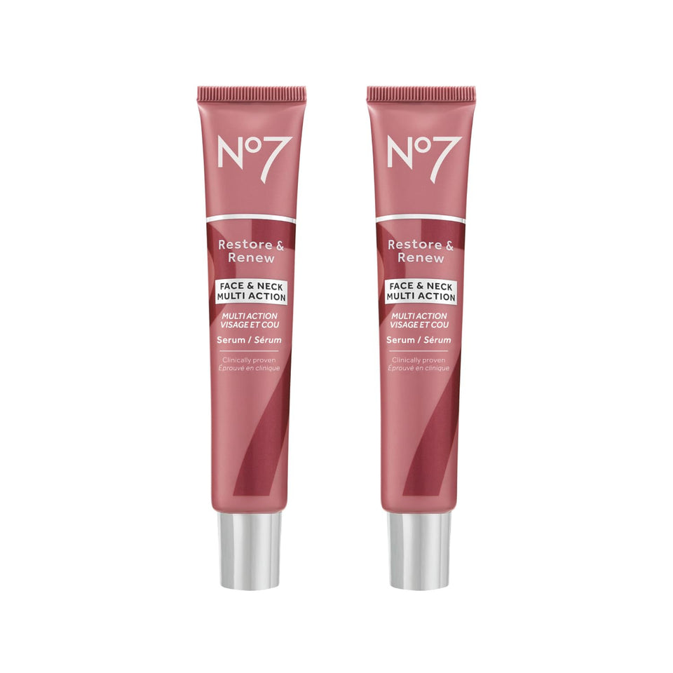 No7 front packaging showing bottle and label benefits