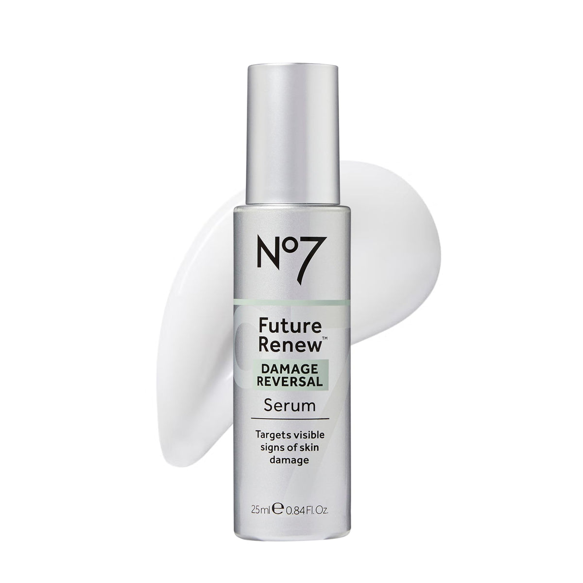No7 front packaging showing sleek bottle and brand clarity