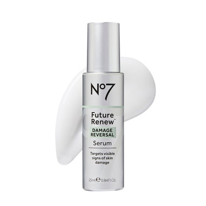 No7 front packaging showing sleek bottle and brand clarity