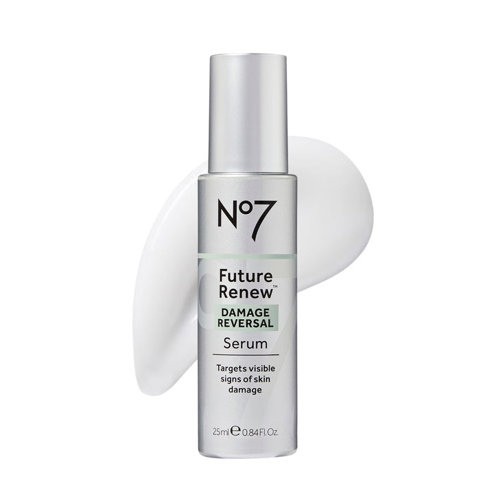 No7 front packaging showing sleek bottle and brand clarity