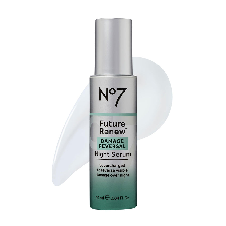 No7 front packaging showing sleek bottle and brand for elegant shelf presence