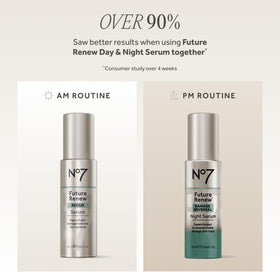 No7 serum in hand being smoothed on skin for visible hydration benefit