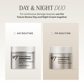No7 jar on a nightstand styled to show evening routine convenience