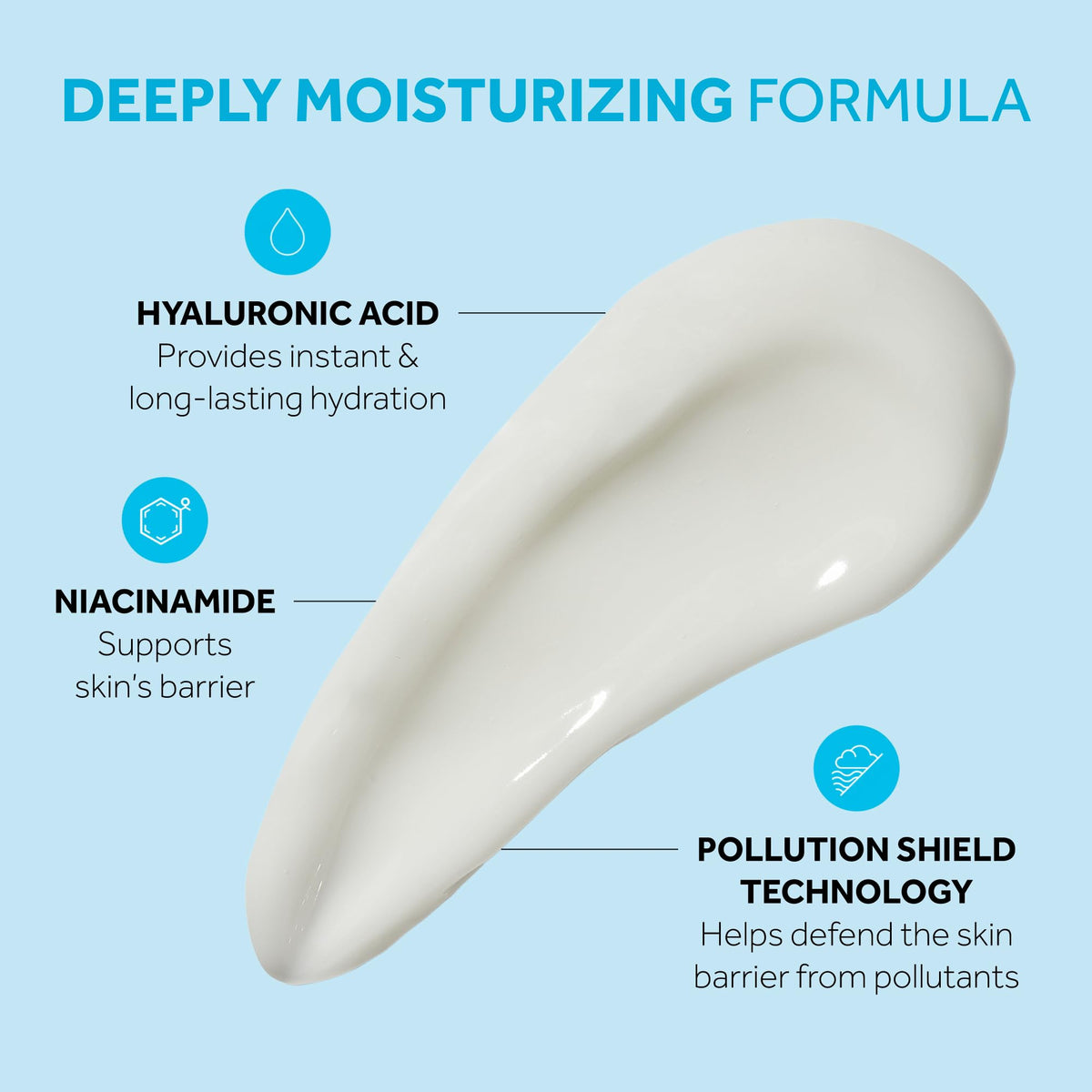 No7 gel texture close-up illustrating lightweight hydrating consistency