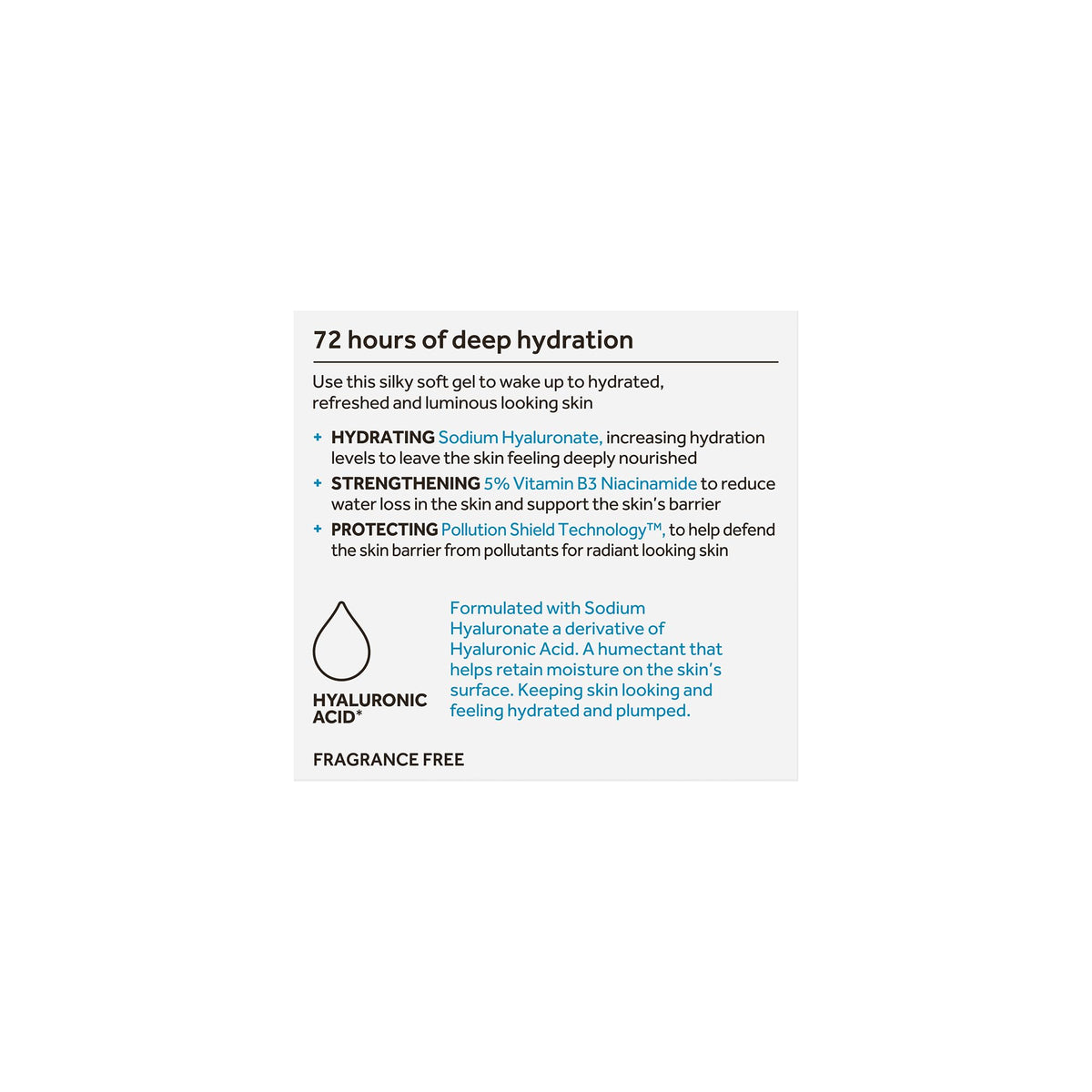 No7 label close-up showing key ingredients and transparency benefit