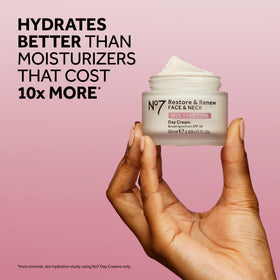 No7 close-up of collagen peptides and vitamin C ingredients improving firmness