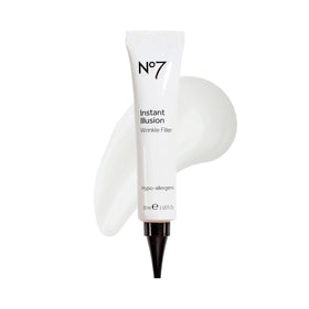 No7 front packaging showing product and branding, promotes instant smoothing