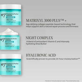 No7 open jar top view showing cream depth and concentrated formula for overnight repair