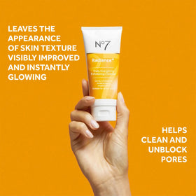 No7 product label close-up listing key ingredients and informative product details