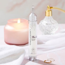 No7 lifestyle bathroom routine on counter, shows seamless integration into regimen