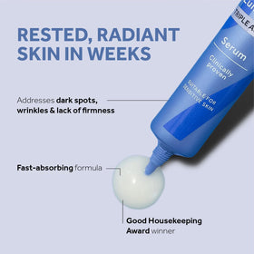 No7 collagen peptide brightening night cream jar close-up showing rich texture for overnight hydration