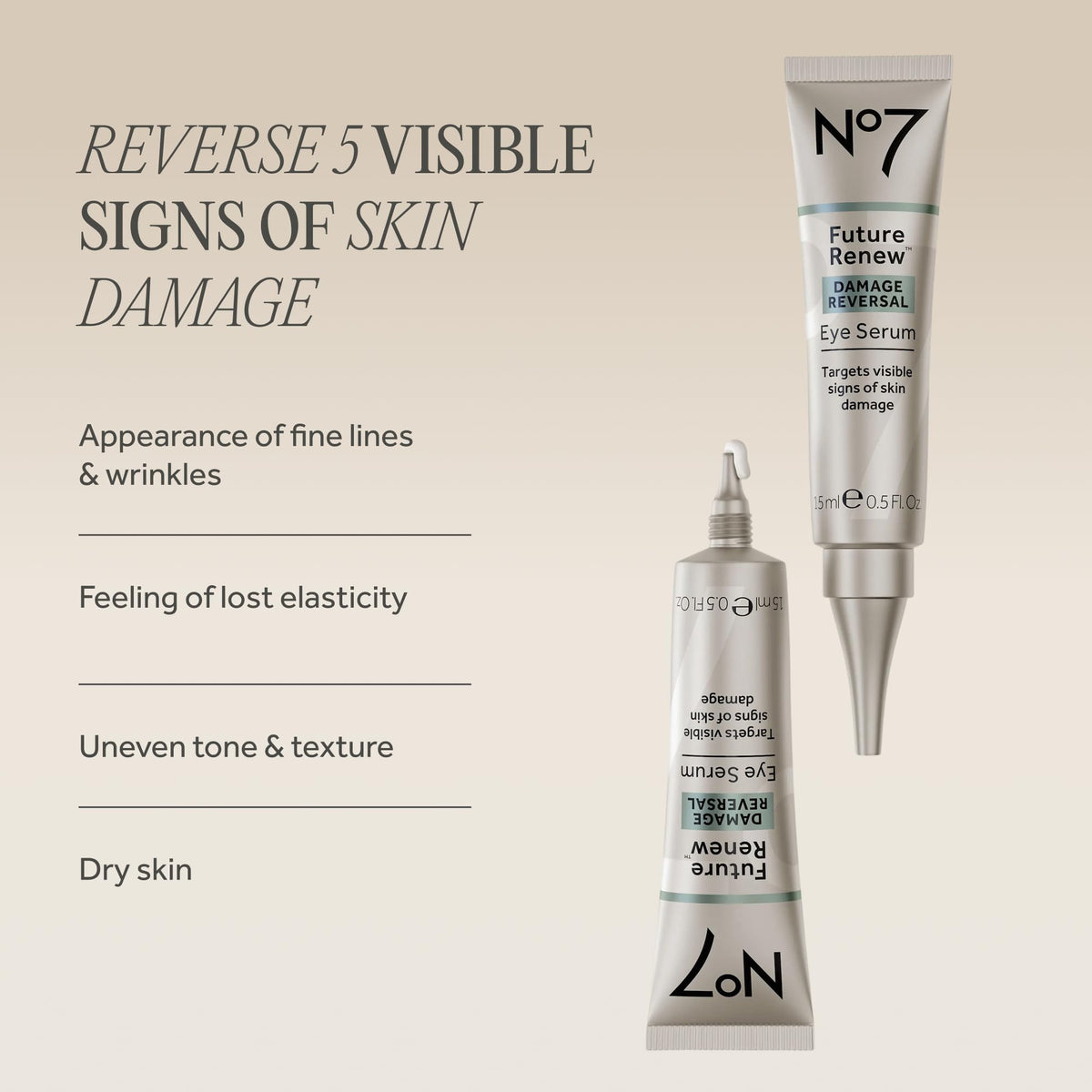 No7 Pepticology peptide technology ingredient close-up illustrating advanced support