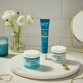 No7 serum layered under moisturizer showing easy layering and compatibility