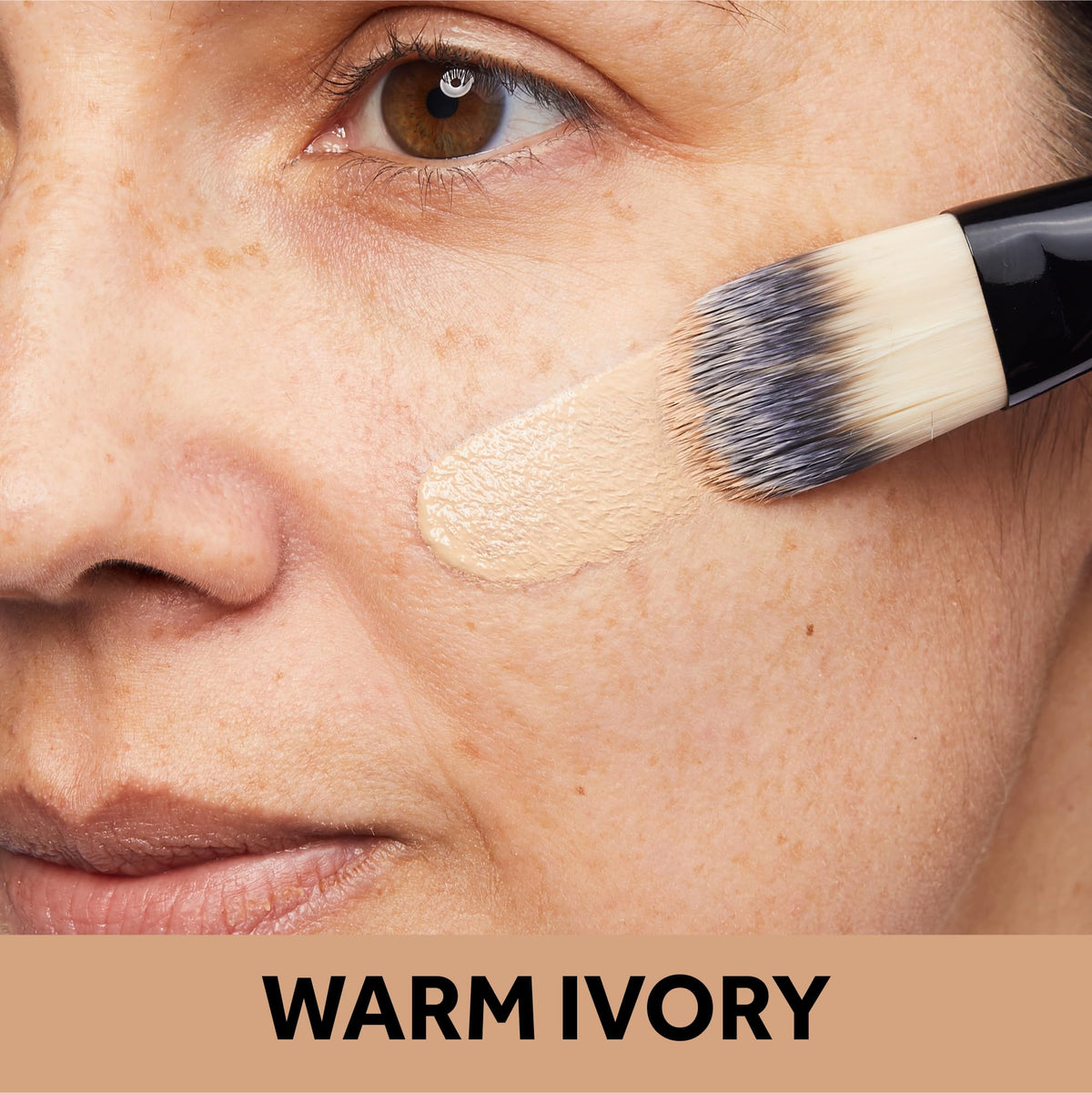 No7 foundation texture close-up highlighting smooth, hydrating formula and light coverage